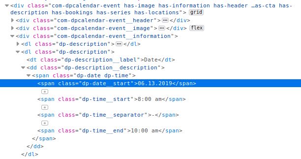 dpcalendar 7 2 structure