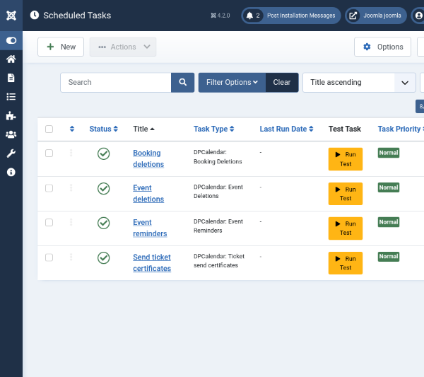 DPCalendar scheduler tasks