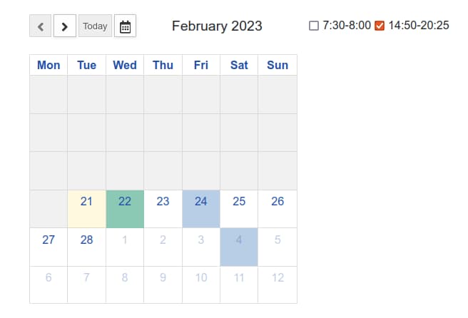 RSForm! Pro date range