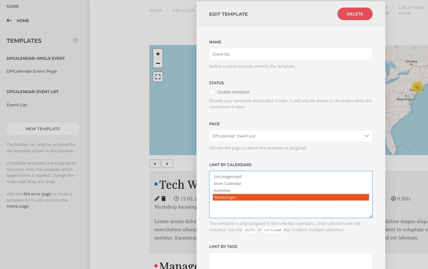 Template form of YOOtheme Pro