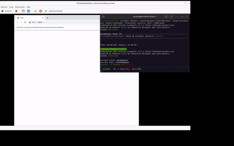 Automated system tests