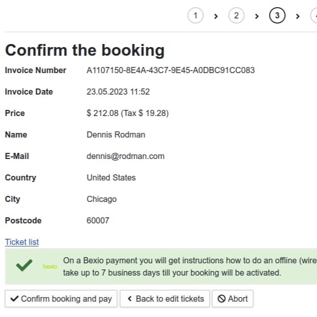 DPCalendar payment plugin